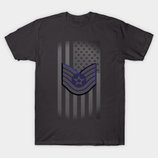 Air Force Chevron & Flag T-Shirt